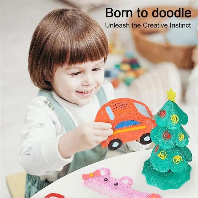 3D Pen plus with safe filament Creative Learning for Children Kids as Toys DIY Arts