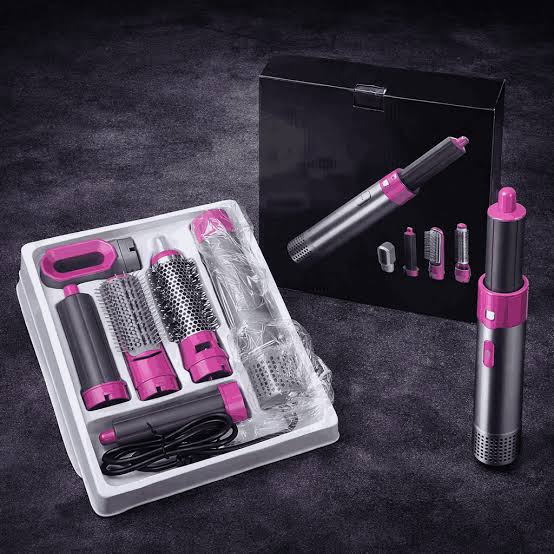 High Quality 5 In 1 Hair Styler Hot Air Brush Volumizer Straightener Curler