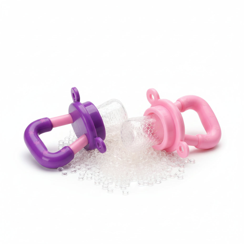 Pcs 2 -- Baby Fruit Pacifier Fresh Fruit Feeder Infant Teething Toy Nibbler